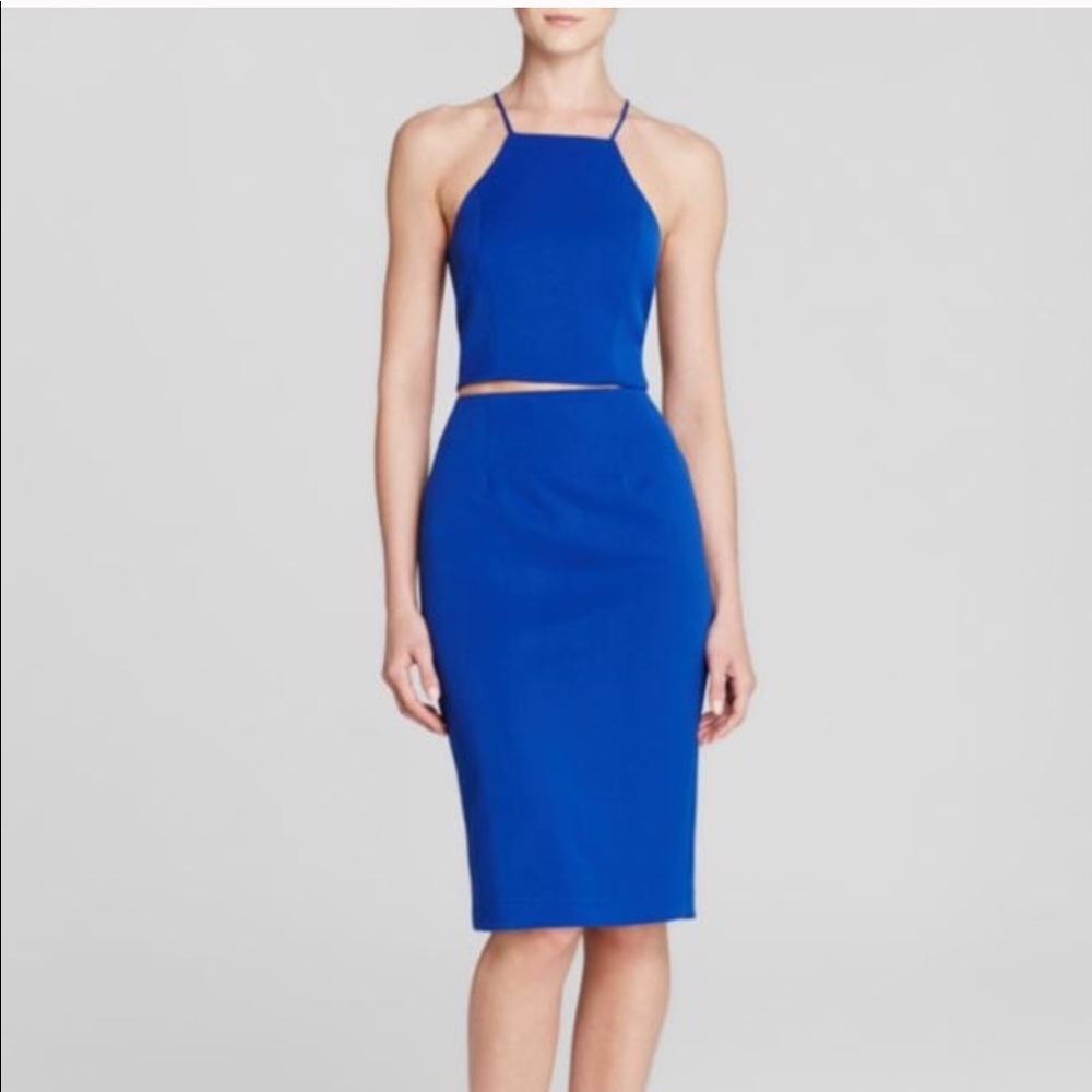 Black Halo 2 piece cocktail dress